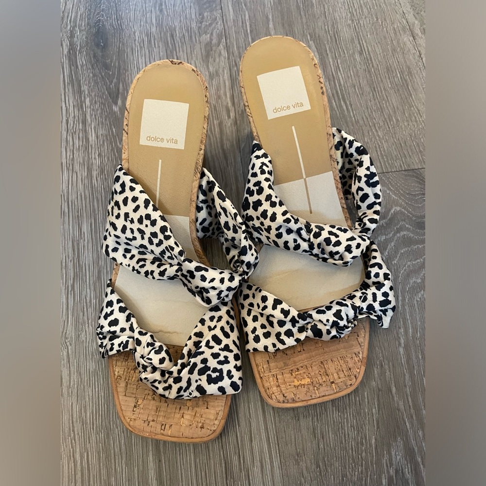 Dolce Vita Knotted Cork Wedge Sandals